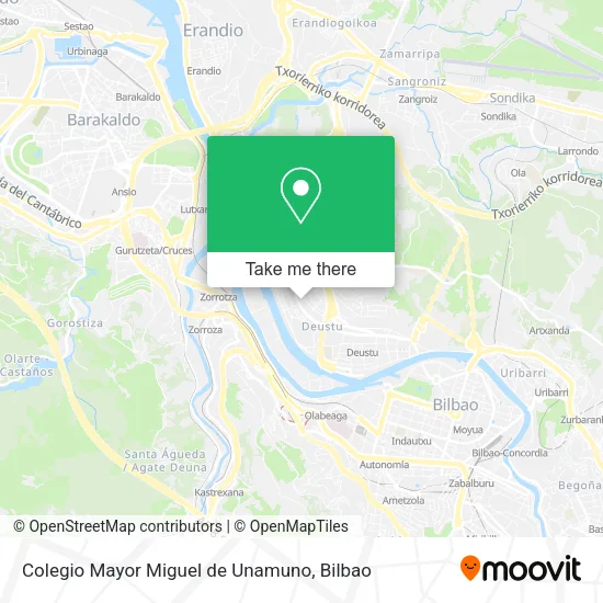 Colegio Mayor Miguel de Unamuno map