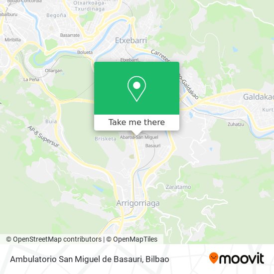 Ambulatorio San Miguel de Basauri map