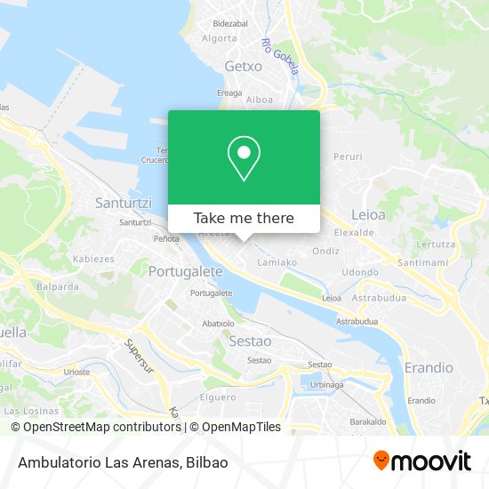 Ambulatorio Las Arenas map