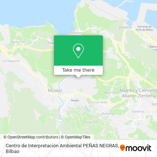 Centro de Interpretación Ambiental PEÑAS NEGRAS map