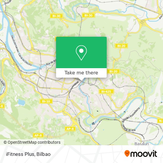 iFitness Plus map