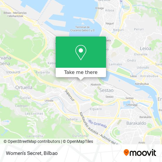 Women's Secret map