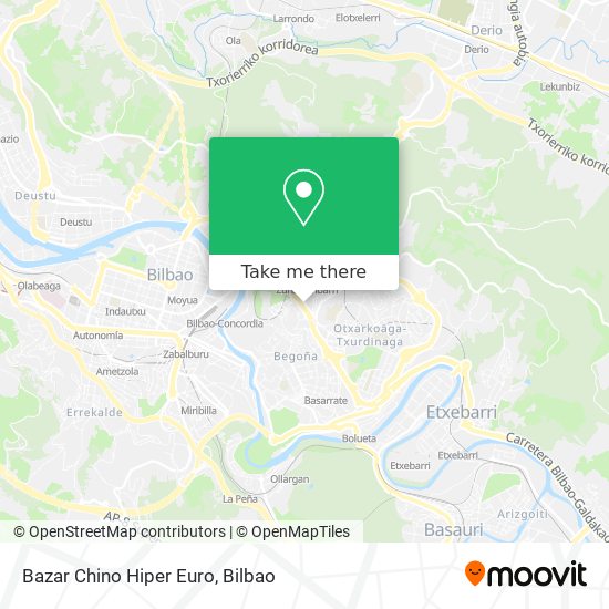 Bazar Chino Hiper Euro map