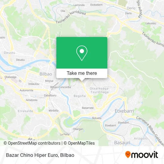 Bazar Chino Hiper Euro map