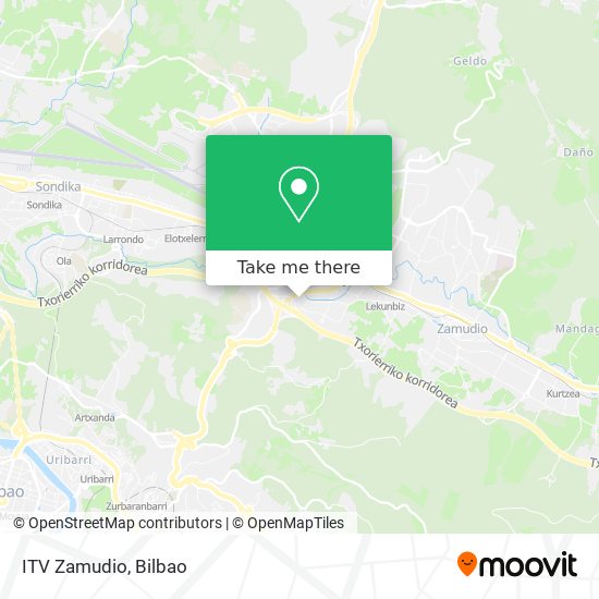 mapa ITV Zamudio