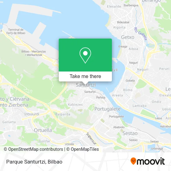 mapa Parque Santurtzi