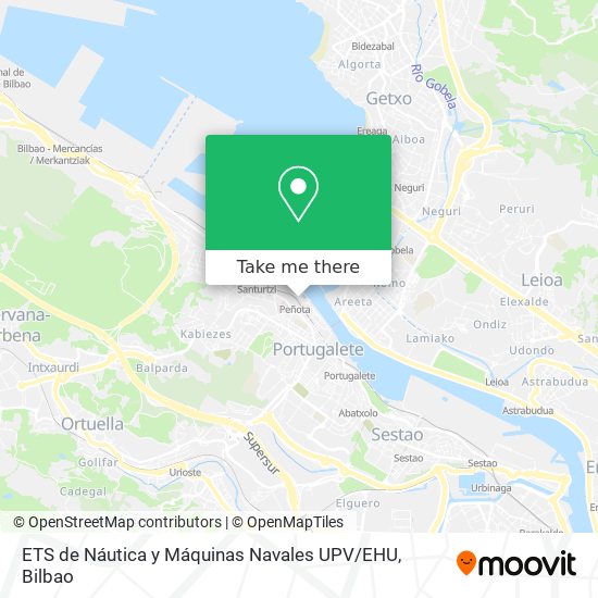 ETS de Náutica y Máquinas Navales UPV / EHU map