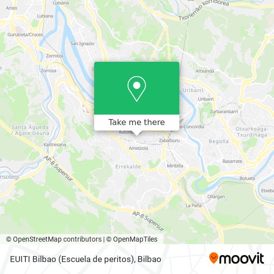 EUITI Bilbao (Escuela de peritos) map