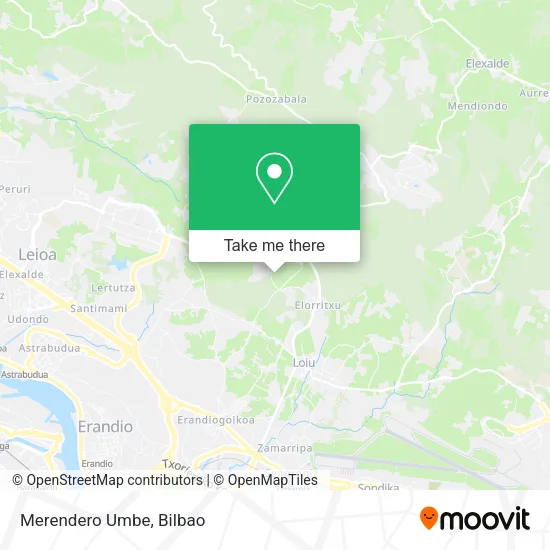 mapa Merendero Umbe