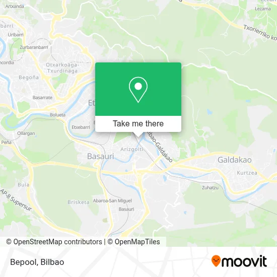Bepool map