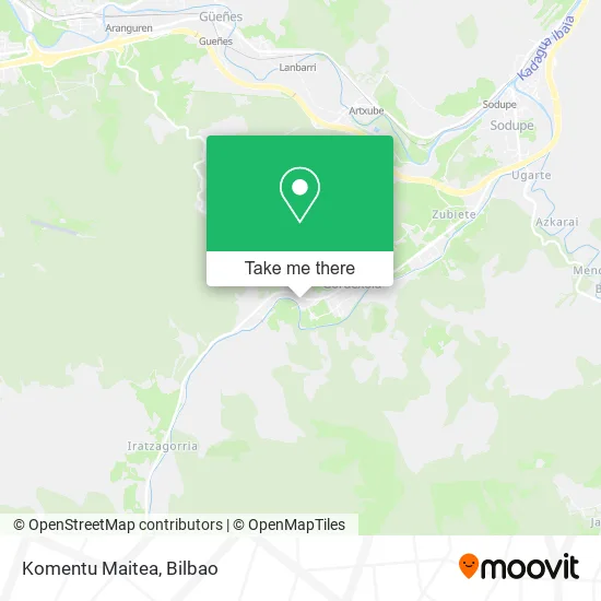 Komentu Maitea map