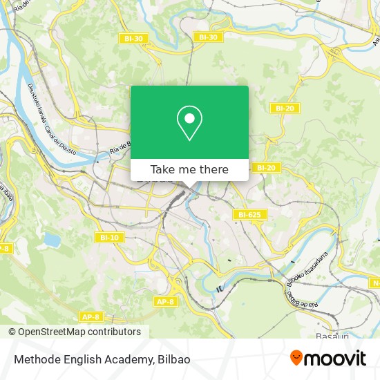Methode English Academy map