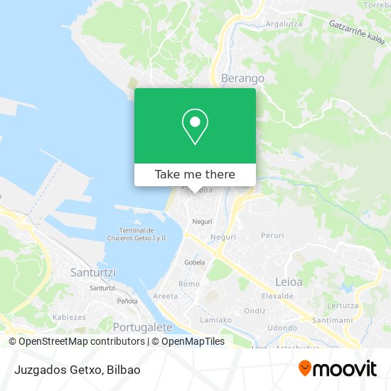 Juzgados Getxo map