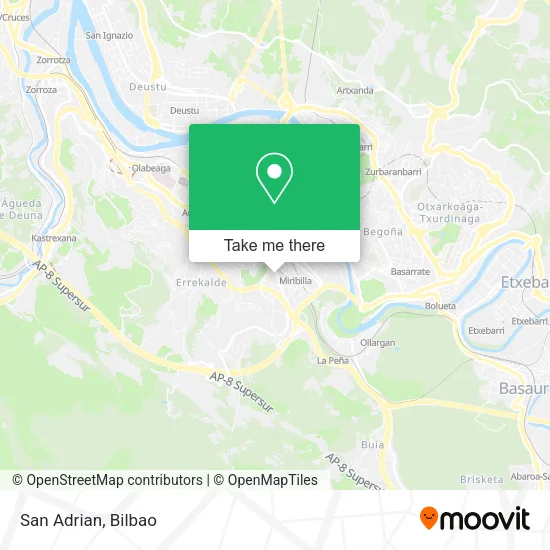San Adrian map