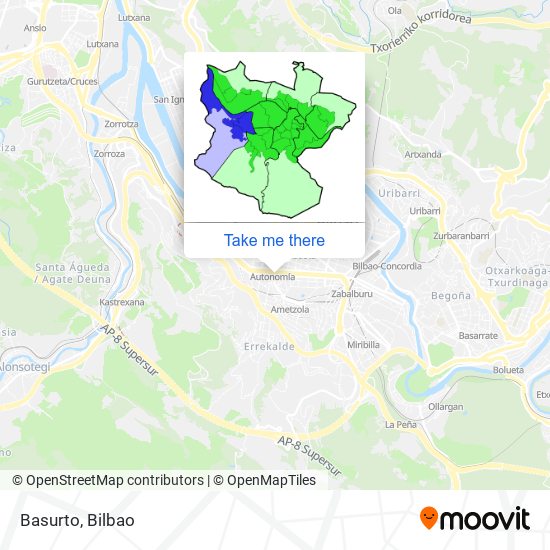 Basurto map