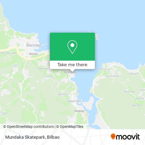 Mundaka Skatepark map