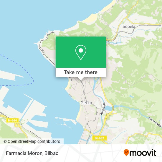 Farmacia Moron map