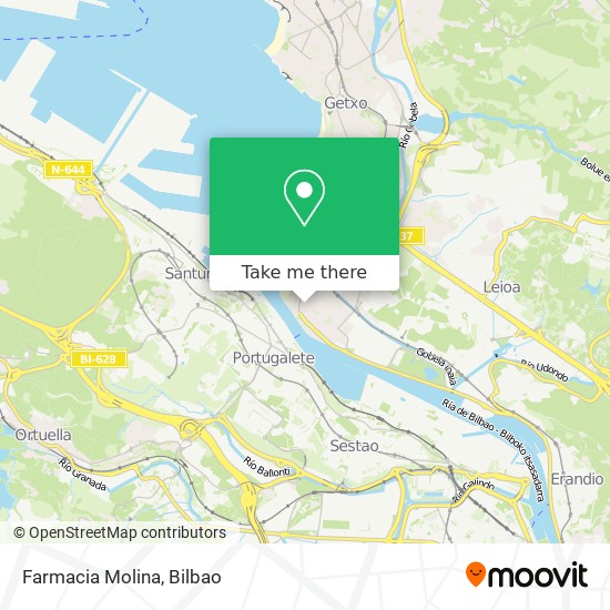 mapa Farmacia Molina