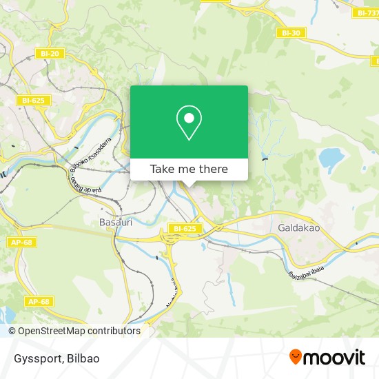 Gyssport map