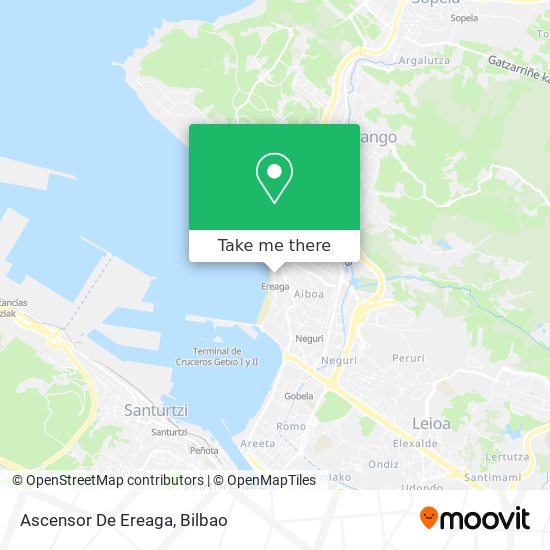 Ascensor De Ereaga map