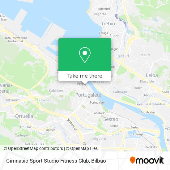 Gimnasio Sport Studio Fitness  Club map