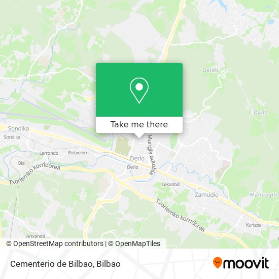 mapa Cementerio de Bilbao