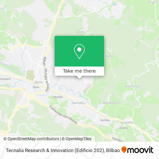 Tecnalia Research & Innovation (Edificio 202) map