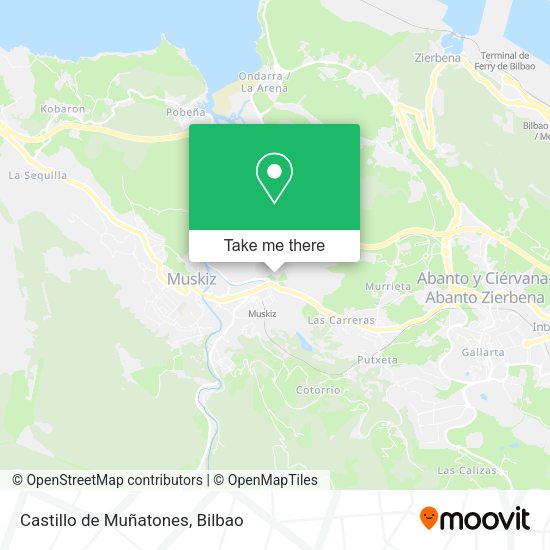 Castillo de Muñatones map