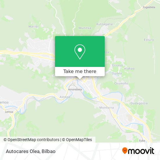 Autocares Olea map