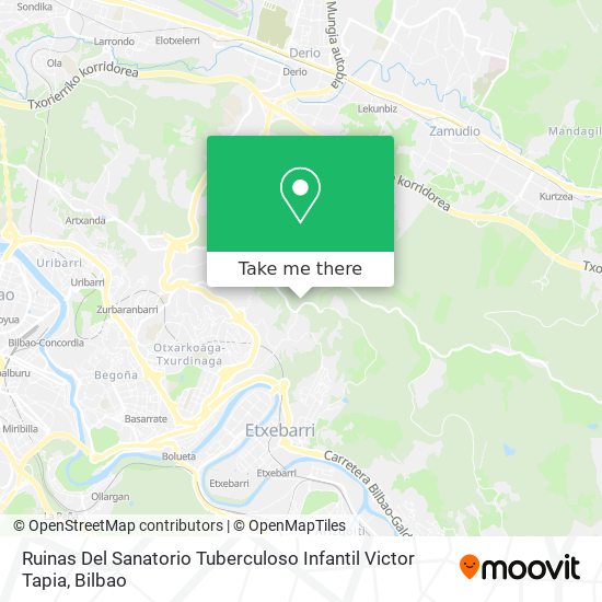 Ruinas Del Sanatorio Tuberculoso Infantil Victor Tapia map