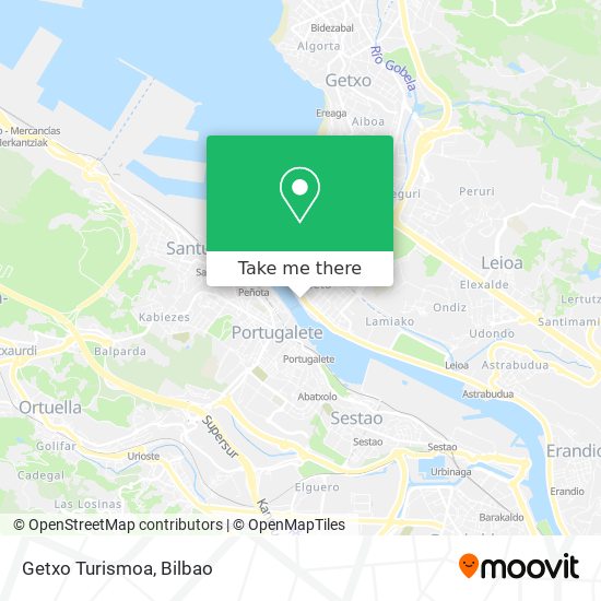 Getxo Turismoa map