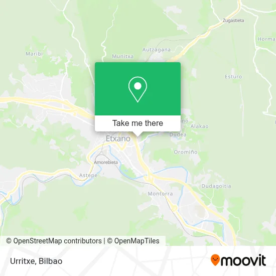 Urritxe map