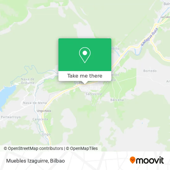Muebles Izaguirre map