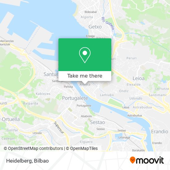 mapa Heidelberg