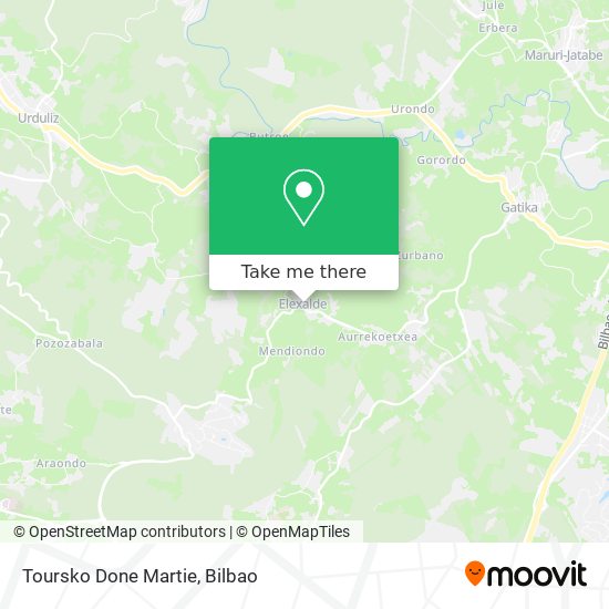 Toursko Done Martie map