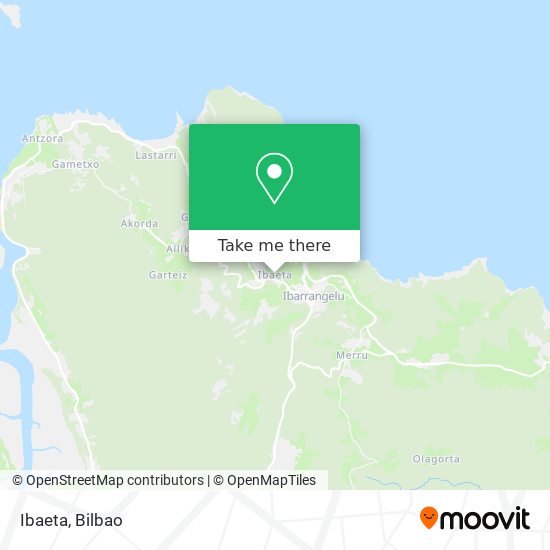Ibaeta map