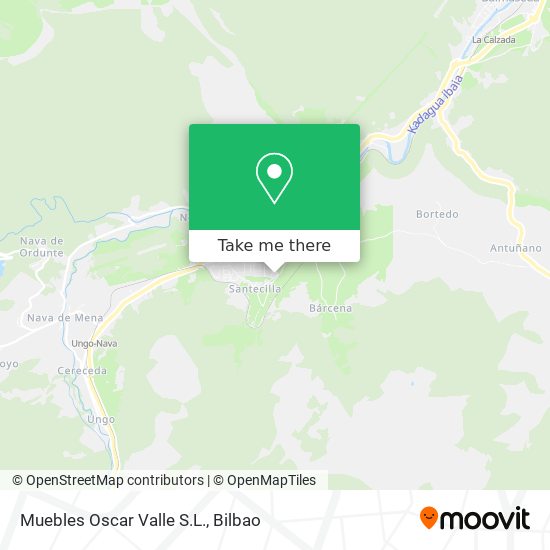 mapa Muebles Oscar Valle S.L.