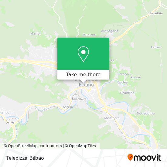 Telepizza map