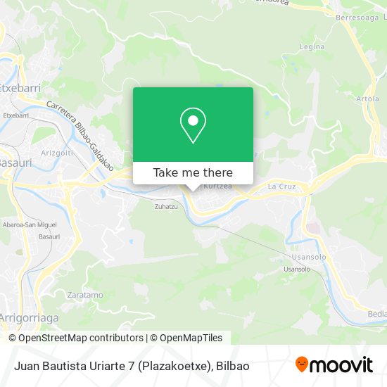 Juan Bautista Uriarte 7 (Plazakoetxe) map