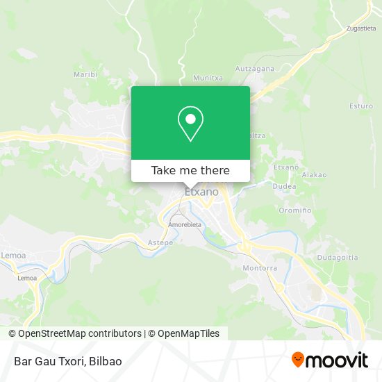 Bar Gau Txori map