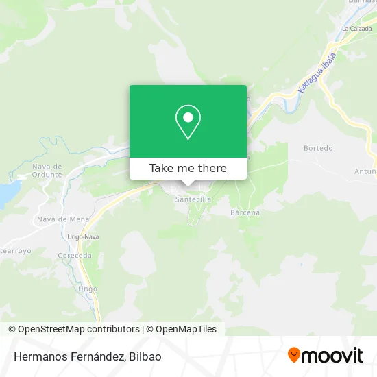 Hermanos Fernández map
