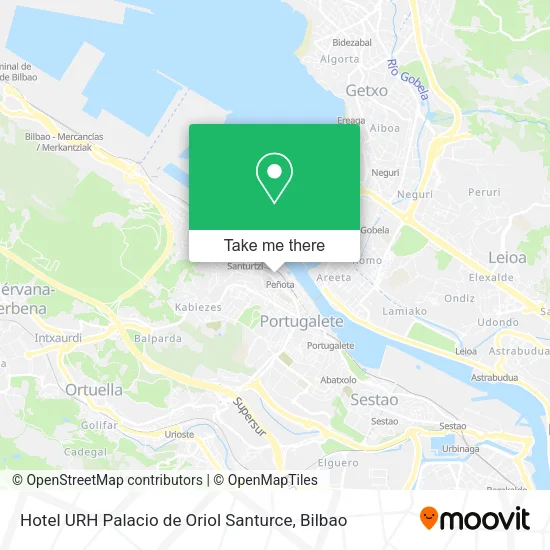 Hotel URH Palacio de Oriol Santurce map