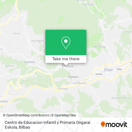 Centro de Educacion Infantil y Primaria Ongarai Eskola map