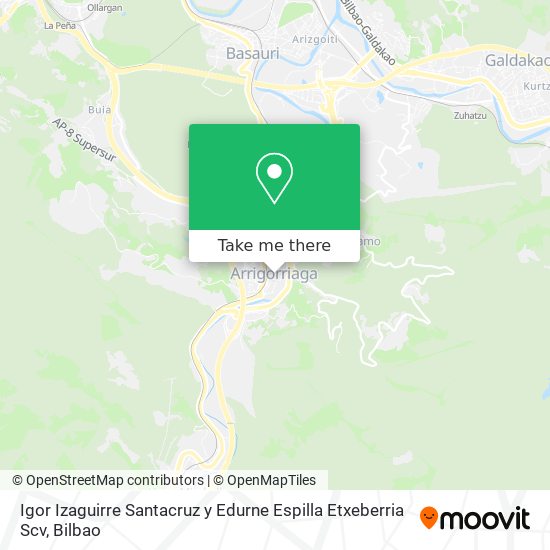 Igor Izaguirre Santacruz y Edurne Espilla Etxeberria Scv map