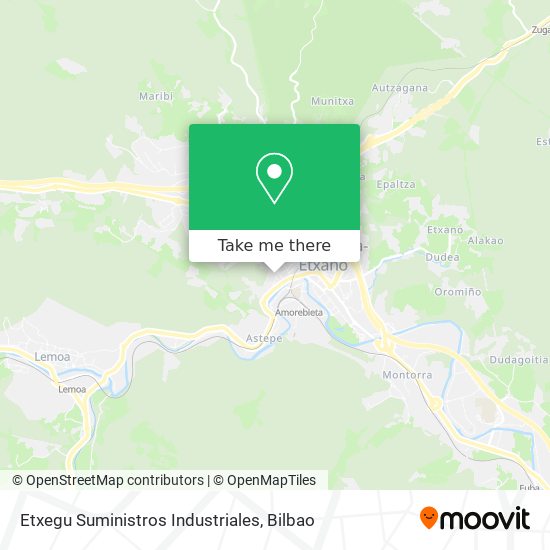 mapa Etxegu Suministros Industriales