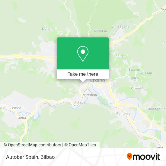 Autobar Spain map