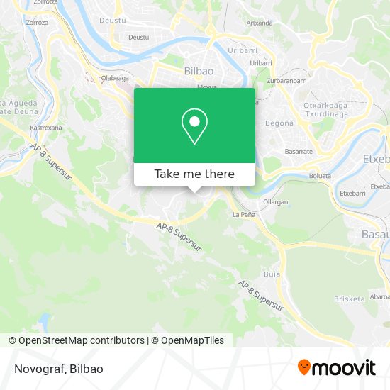 Novograf map