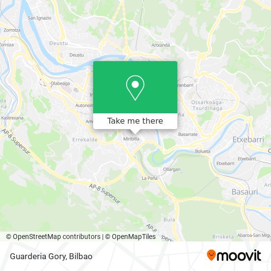 mapa Guarderia Gory