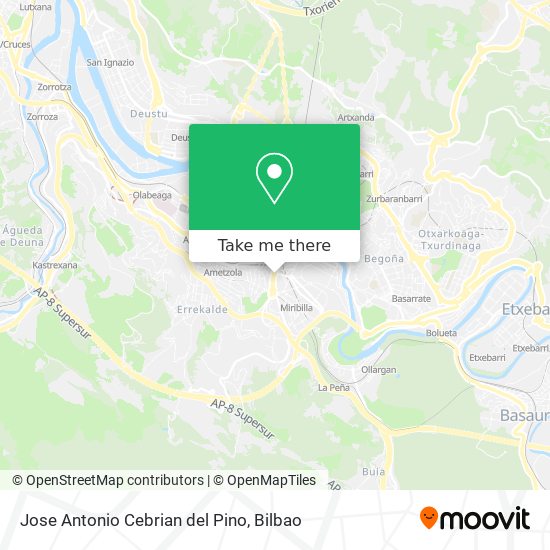 Jose Antonio Cebrian del Pino map