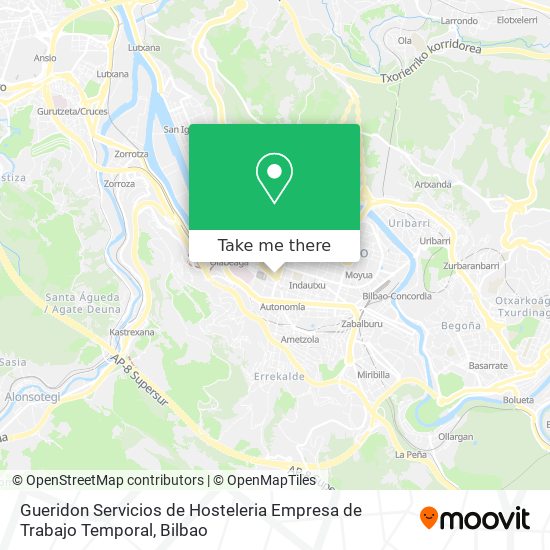 Gueridon Servicios de Hosteleria Empresa de Trabajo Temporal map